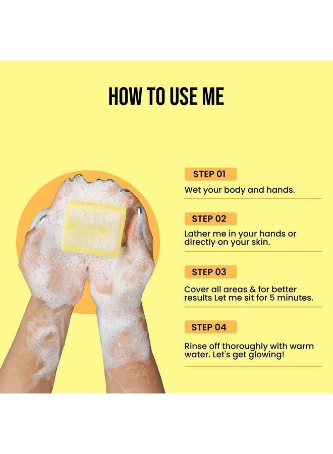 Ghar soaps Kojic Acid 2% Soap With Niacinamide For Pigmentation Sun Damage Brightening Underarm & Reduces Dark Spot Soap For Men & Women Suitable For All Skin Types (Pack Of 1) (100 G) - Image 3