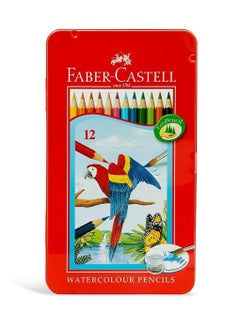 12-Piece Watercolour Pencils With Paint Brush