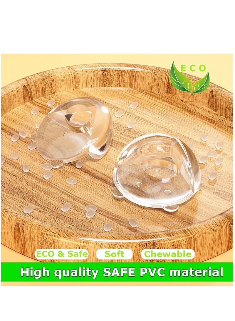 Bebiland 12 Pack Corner Protector for Baby, Baby Proof Furniture Corner Guards, Safety Bumpers and Cushion to Cover Sharp Furniture and Table Edges, Clear and Transparent, Pre-Taped (Bear-Shape) - Image 5