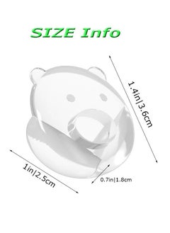 12 Pack Corner Protector for Baby, Baby Proof Furniture Corner Guards, Safety Bumpers and Cushion to Cover Sharp Furniture and Table Edges, Clear and Transparent, Pre-Taped (Bear-Shape) - pzsku/ZDF1AFA2354891EBE9422Z/45/_/1719885634/885b5c40-18ba-47df-ab6b-e4017ee99da7