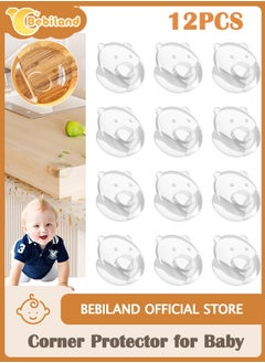 12 Pack Corner Protector for Baby, Baby Proof Furniture Corner Guards, Safety Bumpers and Cushion to Cover Sharp Furniture and Table Edges, Clear and Transparent, Pre-Taped (Bear-Shape) - pzsku/ZDF1AFA2354891EBE9422Z/45/_/1735887699/2ceff987-5145-4dd3-a215-be657819dadd