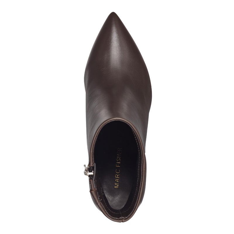 Marc Fisher Women's Glorena Bootie, Medium Brown Leather 210, 8.5 - Image 5