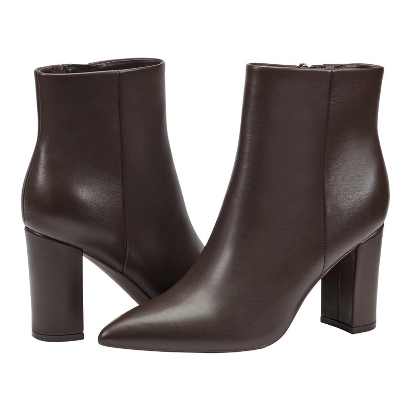 Marc Fisher Women's Glorena Bootie, Medium Brown Leather 210, 8.5 - Image 2