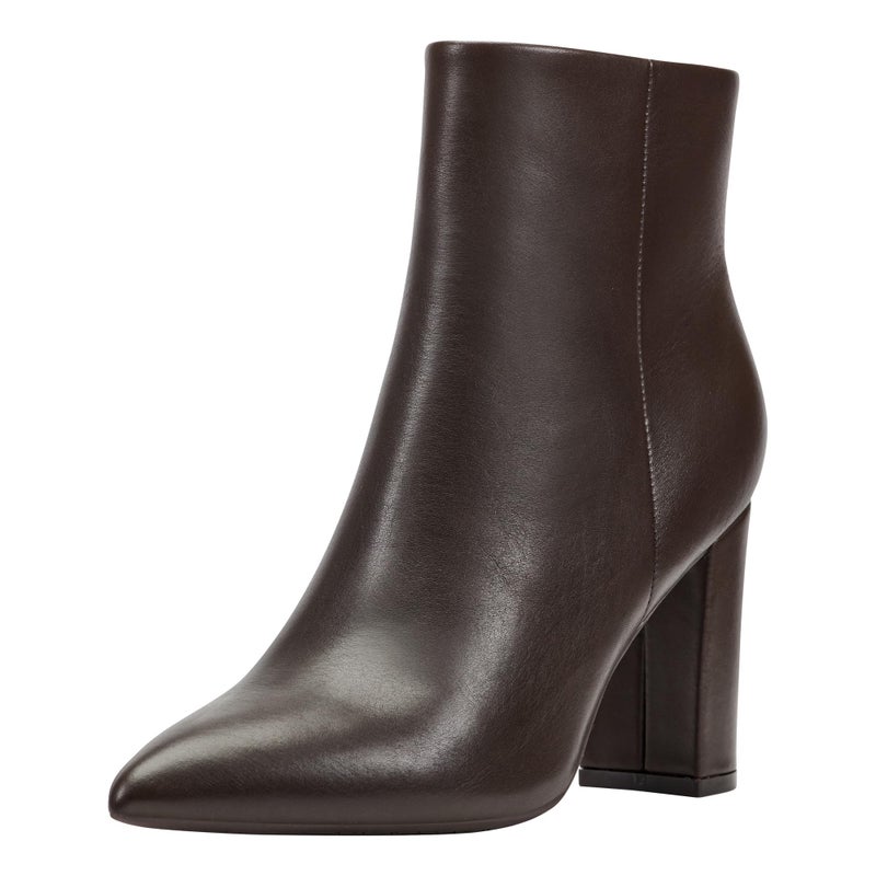 Marc Fisher Women's Glorena Bootie, Medium Brown Leather 210, 8.5 - Image 1