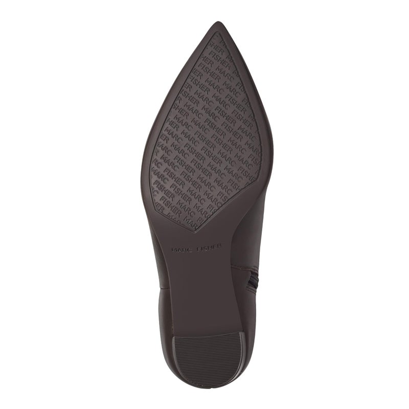 Marc Fisher Women's Glorena Bootie, Medium Brown Leather 210, 8.5 - Image 4