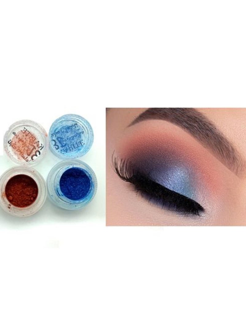 كاريت ثلاثي الأبعاد مظلل عيون بودرة - 2 قطعة