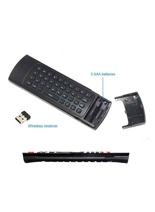 2.4GHz Wireless Keyboard Remote Fly Air Mouse For Android TV Box Black - Image 4