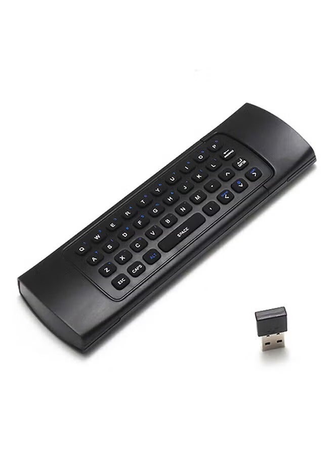 2.4GHz Wireless Keyboard Remote Fly Air Mouse For Android TV Box Black - Image 3