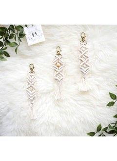 Macrame Keychains Boho Macrame Bag Charms with Tassels Car Hanging 3 pieces - pzsku/ZDF1B737A03632FD549D7Z/45/_/1720522892/e27c581f-94e6-4ec7-a70d-5ce6749e41be