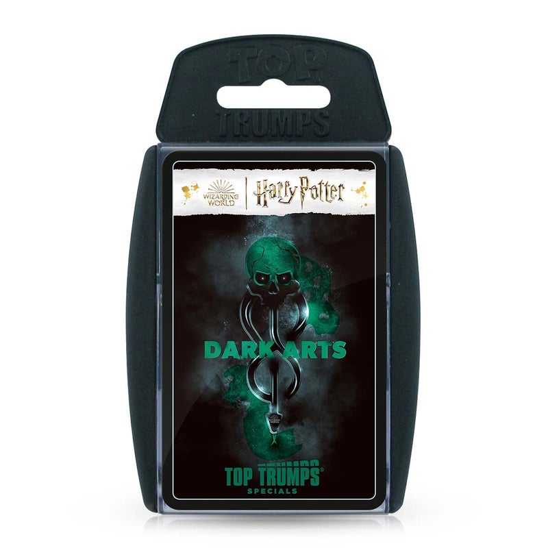 Top Trumps Harry Potter Dark Magic Specials Card Game, Play with Voldemort, Bellatrix Lestrange, Barty Crouch Jr and Draco Malfoy, Educational for 2 plus players makes a great gift for ages 6 plus - Image 1