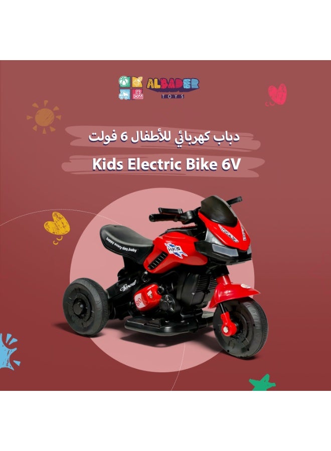 ALBADER Kids Electric Motorcycle 6V Ride On Bike Ride On Motorcycle for Kids Electric Bike for Kids Battery Operated Ride On Toy Motorcycle Single Motor Music LED Lights Front & Rear Light Pedal Control Kids Electric Motorcycle Ride On Car Alternative - Image 2