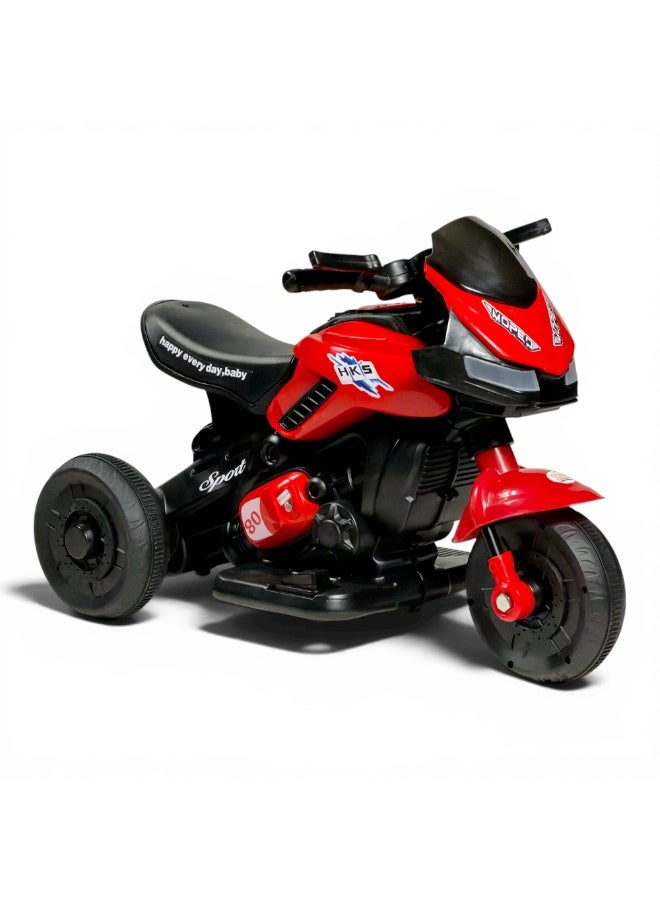 ALBADER Kids Electric Motorcycle 6V Ride On Bike Ride On Motorcycle for Kids Electric Bike for Kids Battery Operated Ride On Toy Motorcycle Single Motor Music LED Lights Front & Rear Light Pedal Control Kids Electric Motorcycle Ride On Car Alternative - Image 1