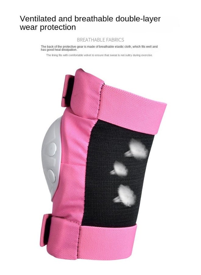 Generic 7-Piece Protection Gear Wrist Knee Pads And Helmet Set - Image 3