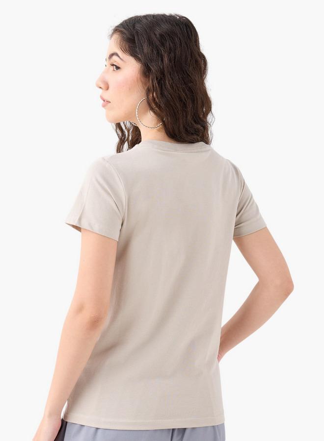 SP Characters Tweety Print T-shirt with Crew Neck and Short Sleeves - Image 3