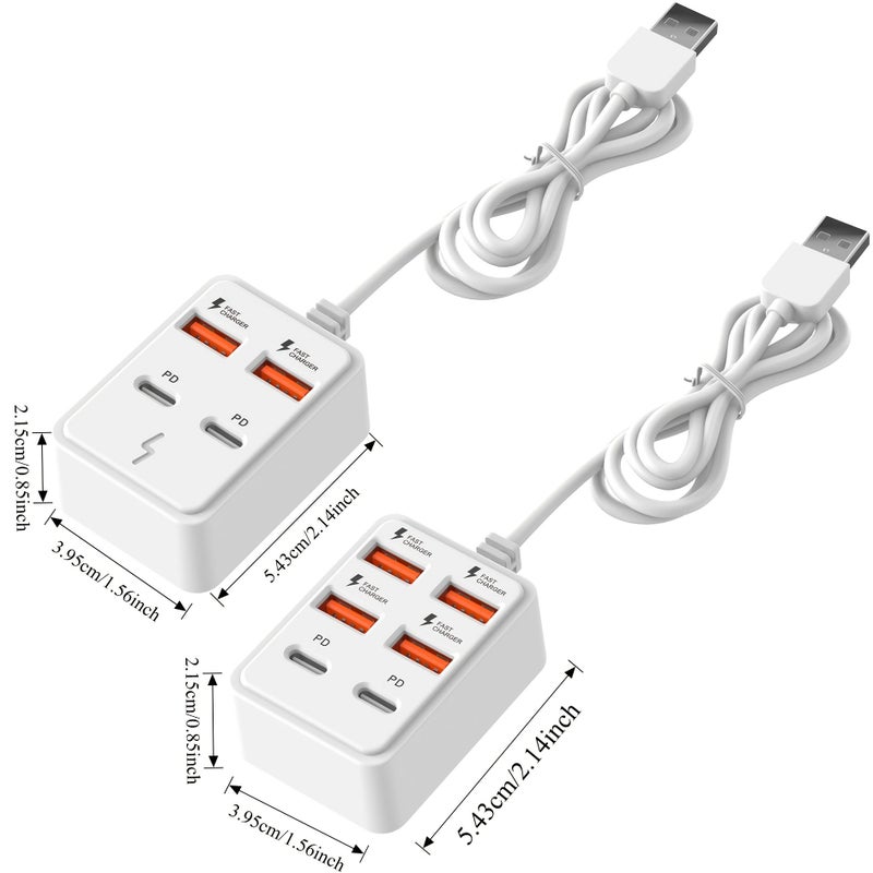High-Speed 6 Port USB Charging Station Multi Device Fast Charging Hub - Image 2