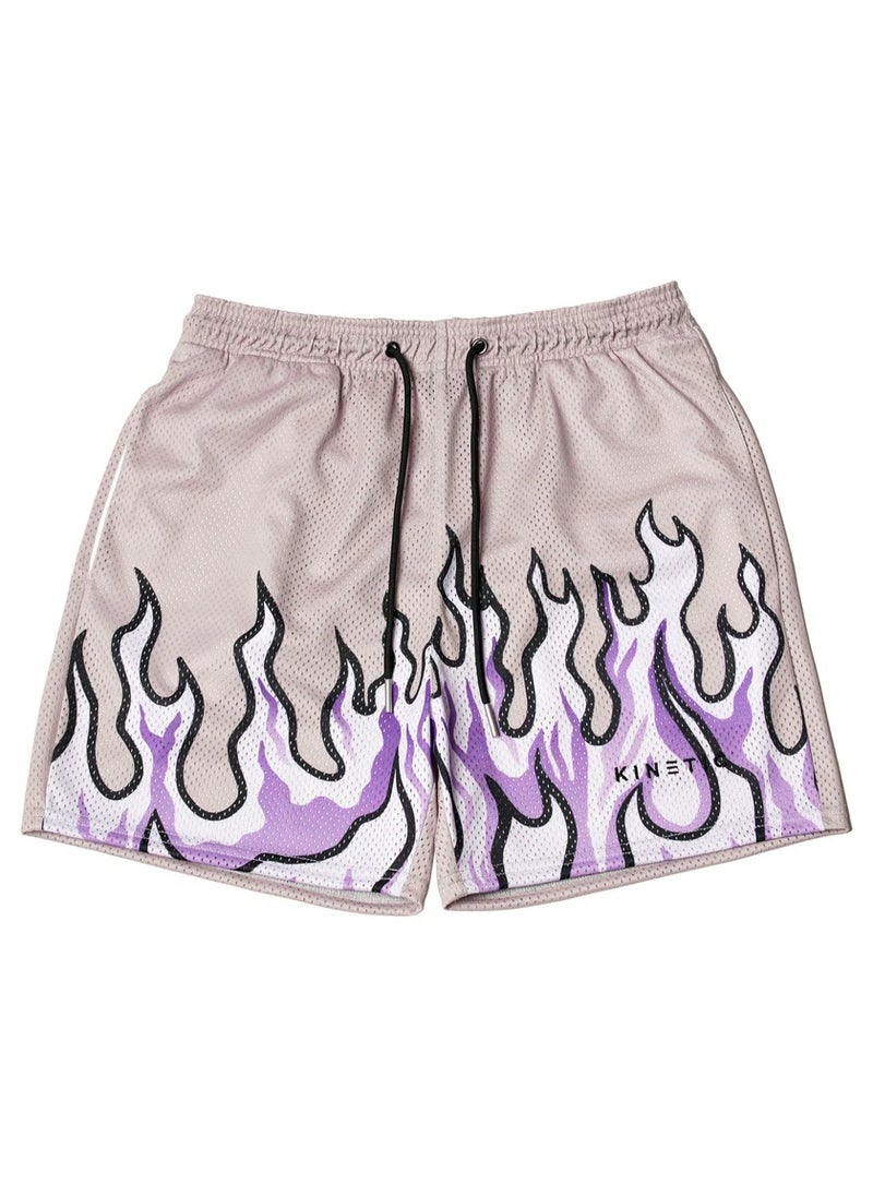 New Flame Shorts Fitness Sports Running Men KL Blue  - Image 2