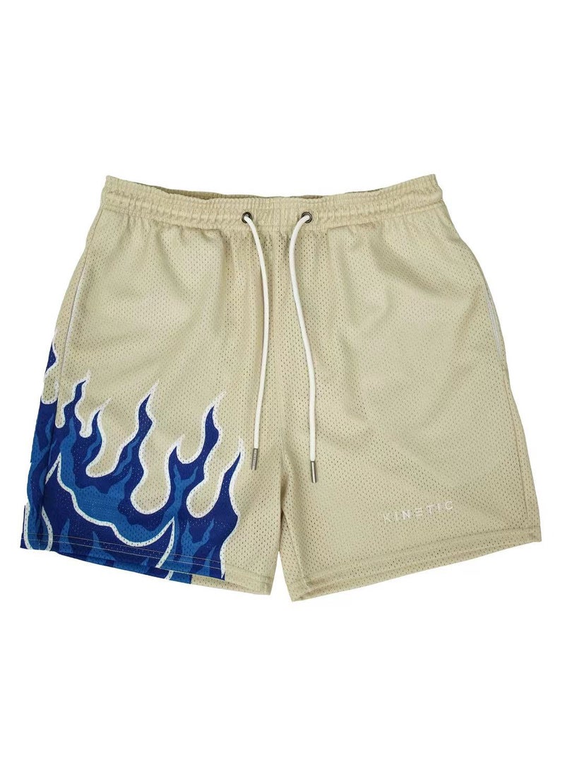 New Flame Shorts Fitness Sports Running Men KL Blue  - Image 1