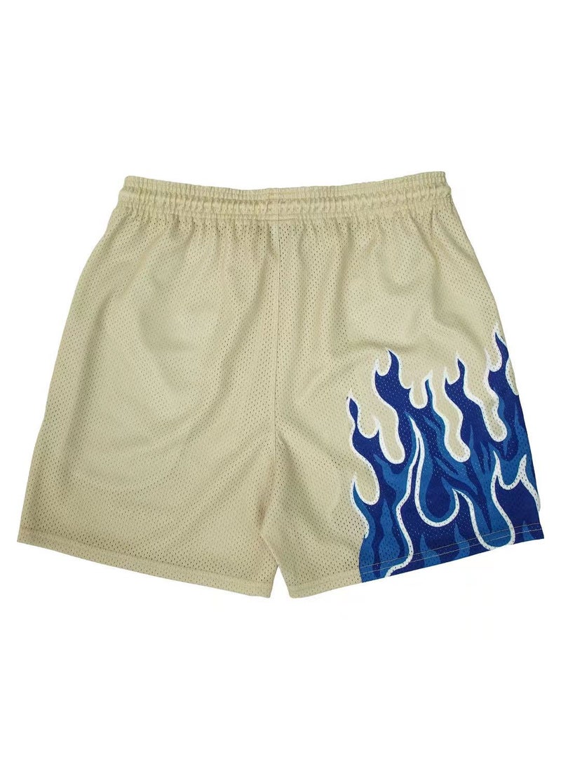 New Flame Shorts Fitness Sports Running Men KL Blue  - Image 4