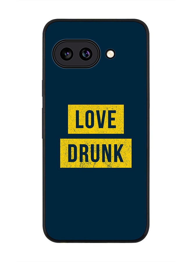 For Google Pixel 9a Case,Slim fit Camera Protection, Shockproof Thin Phone cover  - LoveDrunk