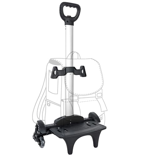 IBVIVIC Backpack Trolley with Wheels, 6-Wheels Rolling Dolly Cart for Backpack, Luggage, Travel Hand Truck - Image 1