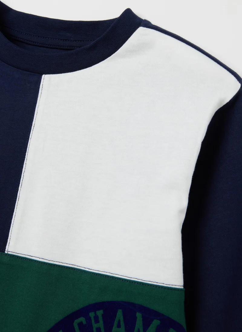 او في اس CHILDREN'S MULTICOLOUR PURE COTTON REGULAR FIT T-SHIRT