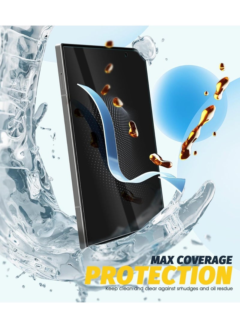 Muzz Compatible with Samsung Galaxy Z Fold 5/Z Fold5 Screen Protector, [2- Pack] Flexible TPU Film Screen Protector [Full Coverage] [HD Clear](Transparent) (Galaxy Z Fold 5) - Image 5