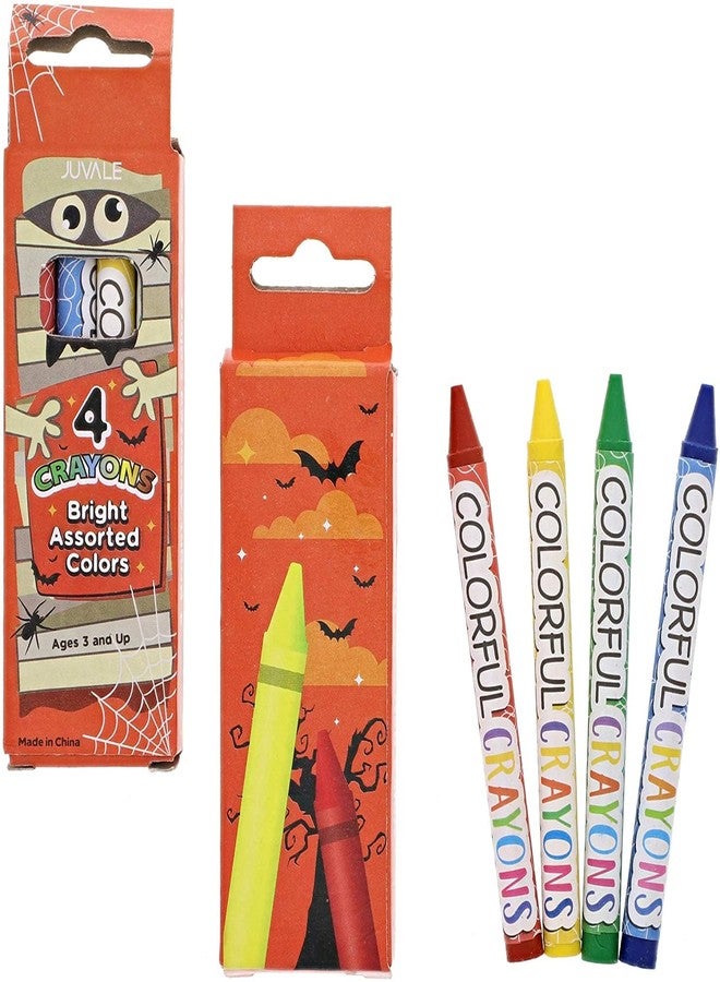 Juvale 30-Pack Halloween Crayons - School Supplies & Party Favors for Kids, Festive Crayon Set for Drawing, Doodling, Writing and Coloring, 4 Colors - Image 4