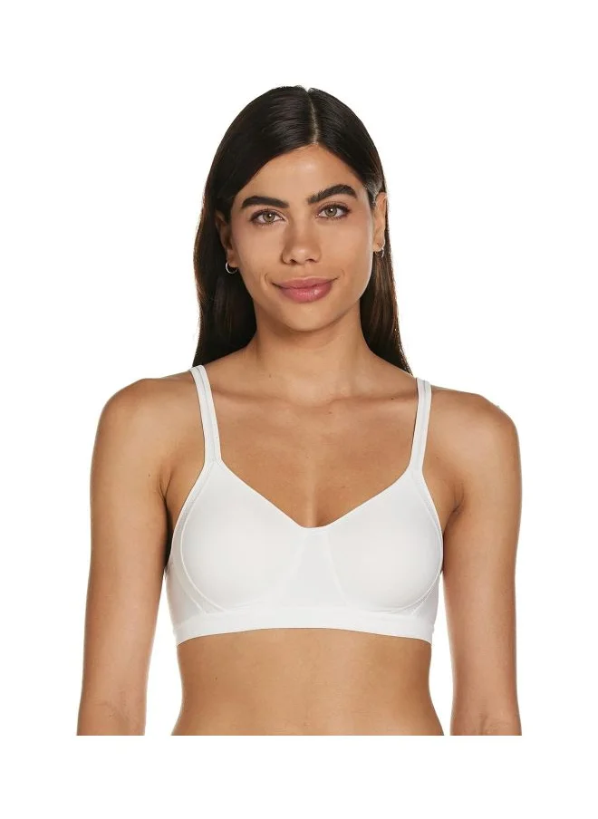 Hanes Hanes Womens X Temp Foam Wire Free White Large
