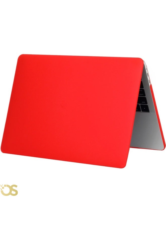 OS Hard Shell Protective Case for MacBook Air 13.6-inch — Transparent Red — Compatible with A2681, A3113 & A3240 Models - Image 2
