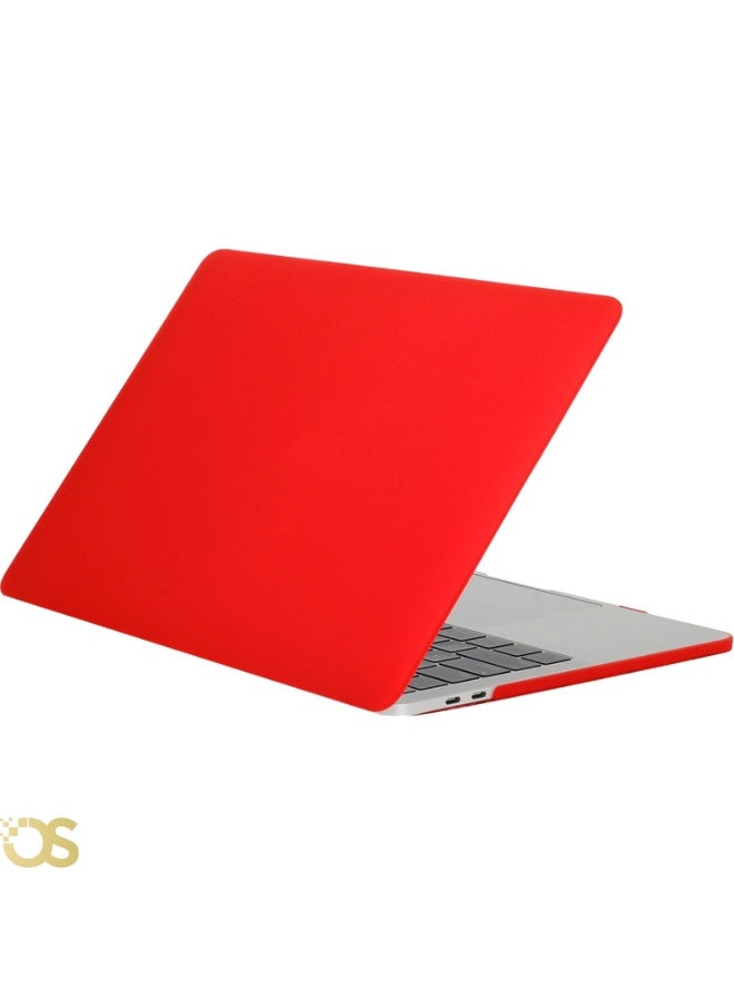 OS Hard Shell Protective Case for MacBook Air 13.6-inch — Transparent Red — Compatible with A2681, A3113 & A3240 Models - Image 4