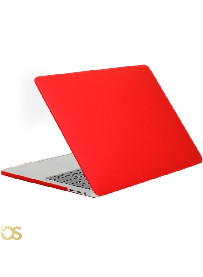 OS Hard Shell Protective Case for MacBook Air 13.6-inch — Transparent Red — Compatible with A2681, A3113 & A3240 Models - Image 3