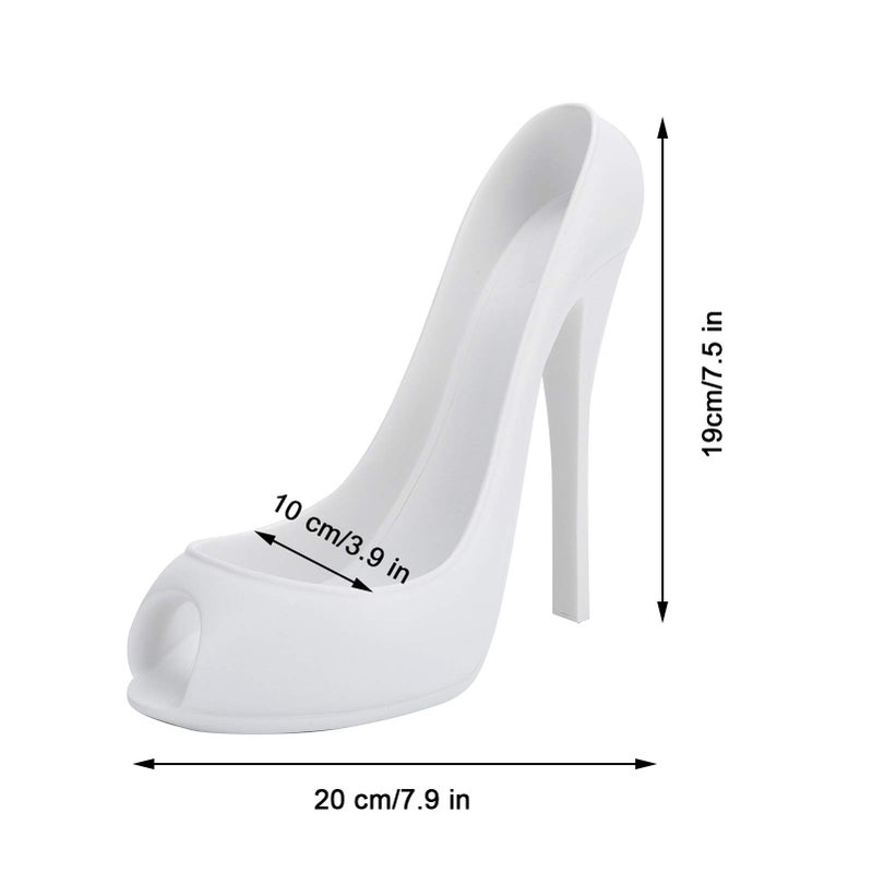 Pink High Heel Shoe Wine Bottle Holder Tabletop Display Rack For Home Decoration - Image 5