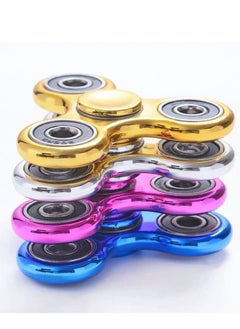 Cool Baby 12PC Hand Fidget Spinners Toy With Electroplate For ADHD Anxiety Toys Relief Stress Reducer  - Image 1