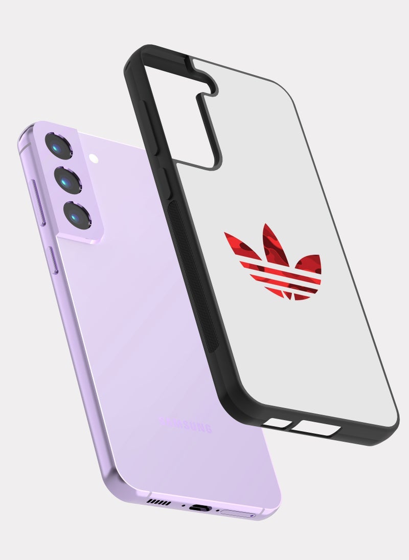 بكسلات كفر سامسونج جالكسي اس 22 اديداس احمر رمادي - Image 2