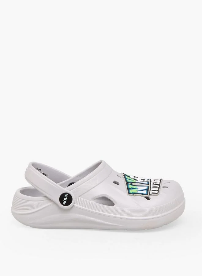 Aqua Boys Backstrap Clogs