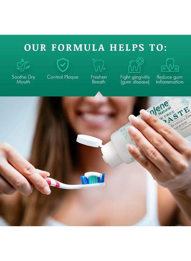 SprinJene Natural Fluoride Toothpaste â€“ Natural Toothpaste for Gum Health & Cavity Protection â€“ Patented Black Seed Oil & Zinc Formula for Healthy Teeth & Gums â€“ Made in The USA (2 Pack) - Image 2