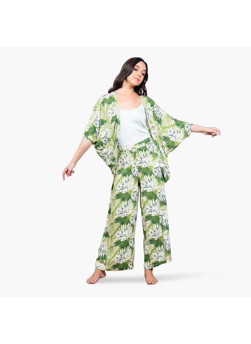 Aadaraya Aadaraya All-Over Print Pyjama Set