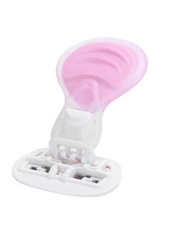 ACTION Razors for Women,Mini Portable,4-Layer Blades,Sharper Blades,Surrounded Lubrication Strip,Fast and safe hair removal,small and cute,with Portable transparent shell storage box,1Pack Purple Body Shaver  - Image 5
