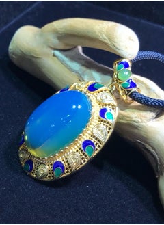 D.COLOR Blue amber pendant  - Image 1