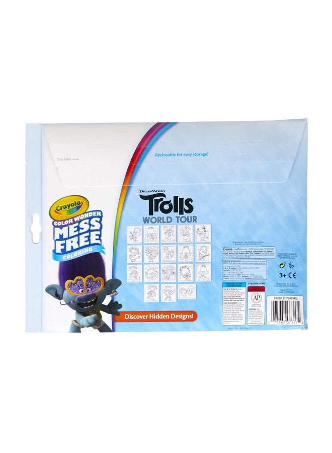 Crayola Trolls 2, Color Wonder Mess Free Coloring Pages & Markers, Gift for Kids, Age 3, 4, 5, 6 - Image 4