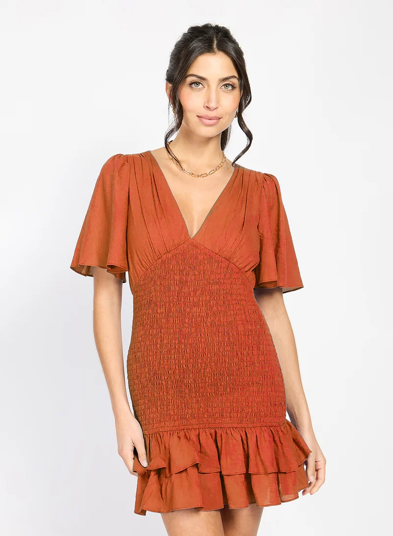 ليتل مسترس Frill Mini Dress by Chloe Lewis