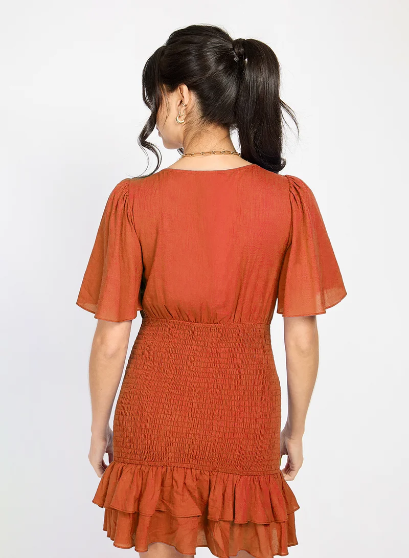 ليتل مسترس Frill Mini Dress by Chloe Lewis