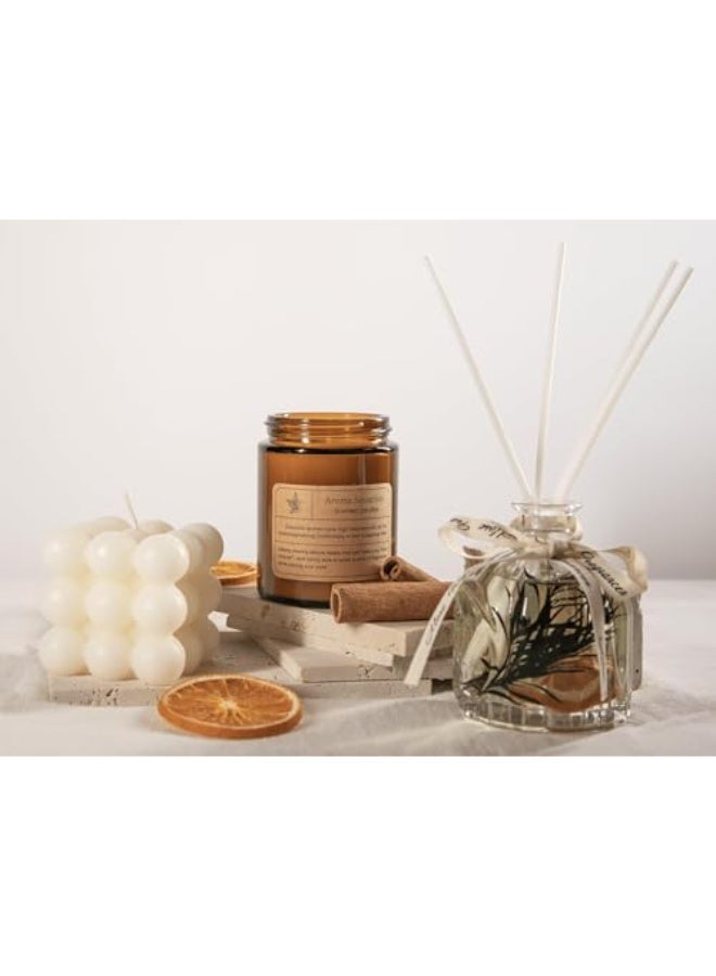 LUMINUS CO Scented Candles Gift Set, Spa Gift baskets, Gifts for ladies, Relaxing Spa Gifts with Gift Boxes, Unique Birthday Gift Ideas Set, for Mom, Men, Wife, Sister, Best Friend Family - Image 5