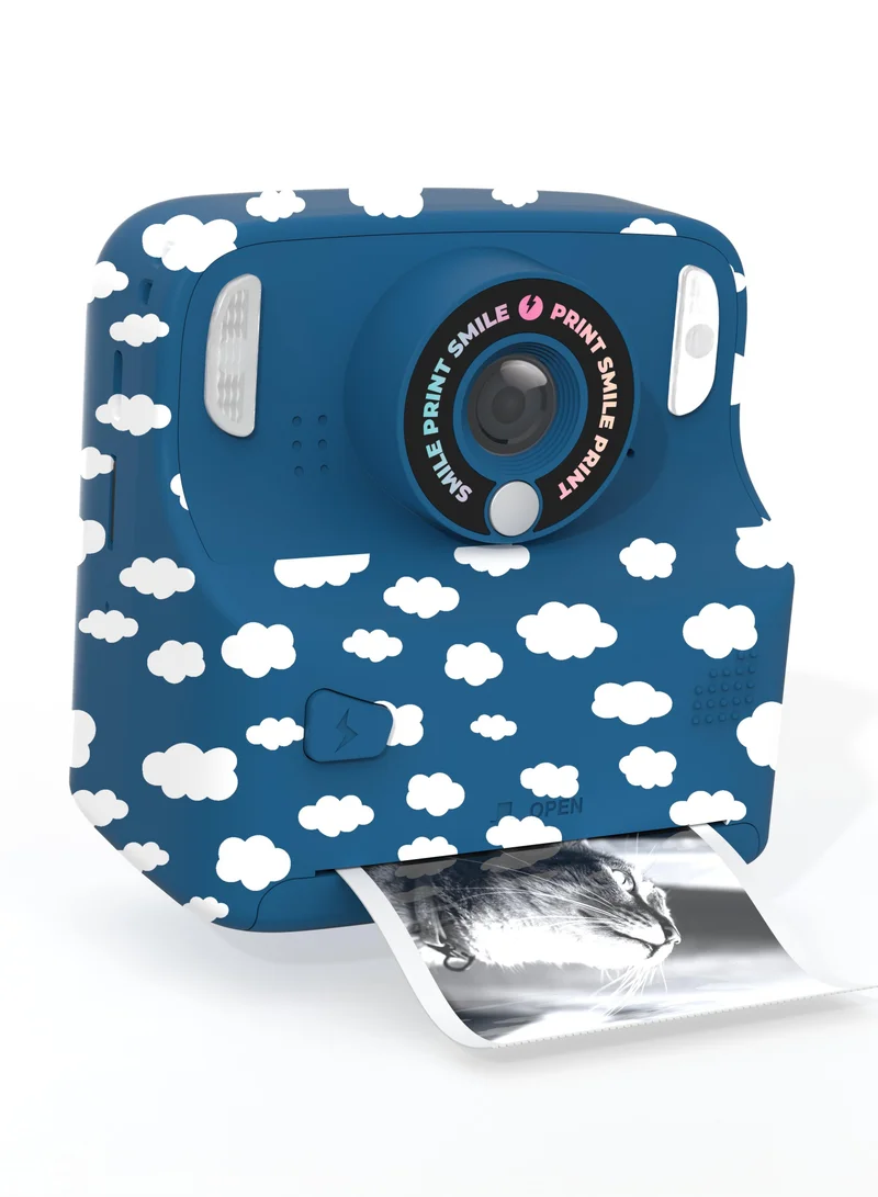 MOB Pixiprint Cloud instant camera with digital printing and cloud connectivity, easy photo sharing and portable design for on-the-go memories