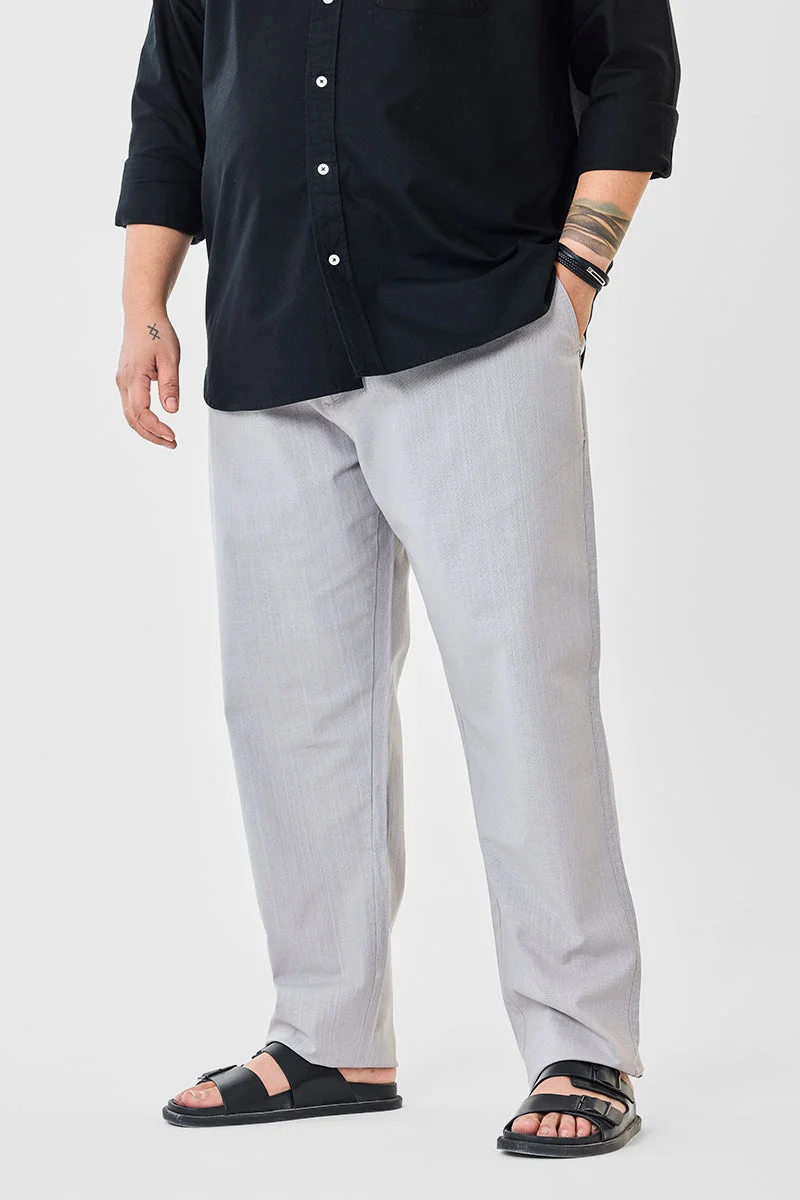 SNITCH 100% Cotton Drawstring Plus Size Trousers