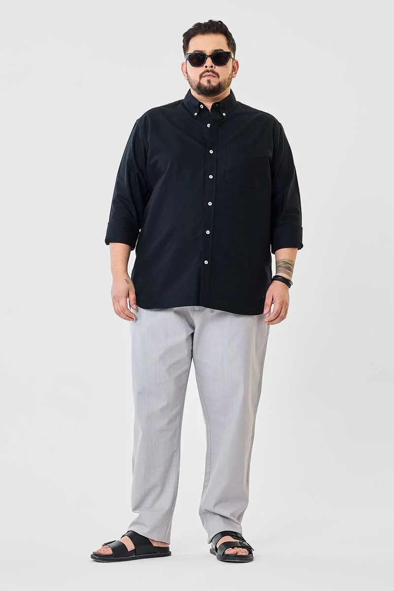 SNITCH 100% Cotton Drawstring Plus Size Trousers