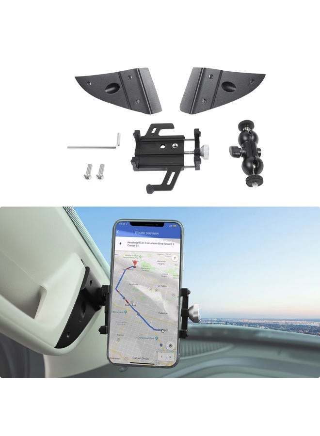 JeCar Phone Holder for Dodge Ram 1500 2018 2019 2020 2021 2022 2023 2024 2025 A-Pillar Phone Mount Accessories (Aluminum Alloy) - Image 1