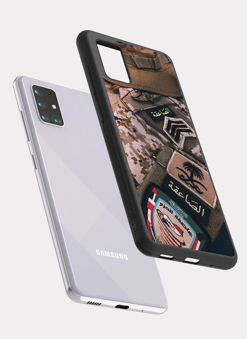 PXLAAT Samsung Galaxy A71 case cover Saudi Soldier Uniform - Image 2