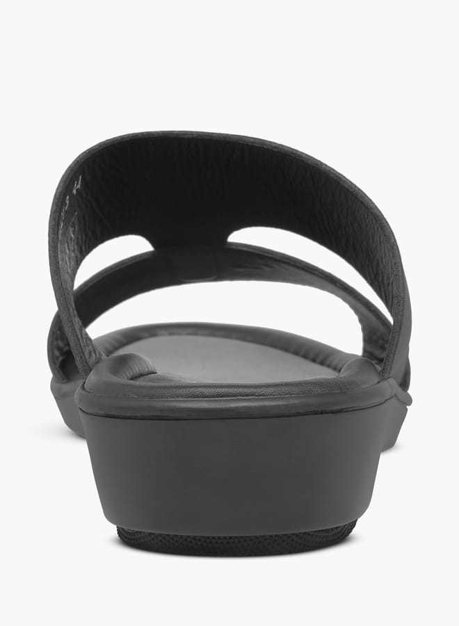 ال بي ال من شو اكسبرس صنادل عربية رجالية سادة سهلة الارتداء - Image 4