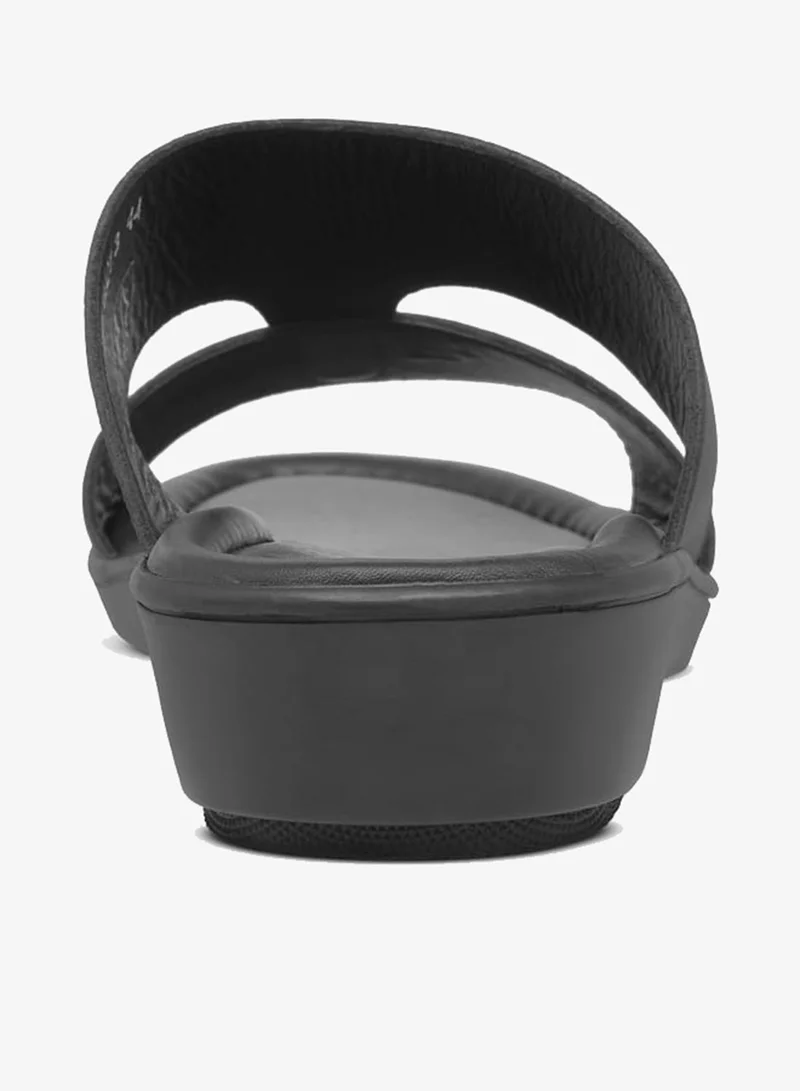 LBL by Shoexpress BLACK Solid Slip-On Arabic Sandals for Men | Best Price UAE